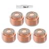 Gen 3 Replacement Heads for New Flawless Facial Hair Remover, Double Ring Floating head for Flawless Generation 3 Shaver, 5 Count view 1