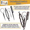 Fashion Fitoor Hair Styling Tools Bun Maker/Braids Combo Offer Black (Professional-Styling-Accessories-Combo-5) view 3