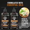 Viking Revolution Coffee Whiskey Beard Wash and Beard Conditioner Set with Argan and Jojoba Oils - Softens and Strengthens - Coffee Whiskey Scent - Beard Shampoo with Ginseng Root Extract (17 oz) view 3