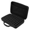60-Bottle Essential Oil Carrying Case for 5ml,10ml,15ml with Handle Scented Oils Holder Traveling Carrying Case Storage Bag(Black) view 1