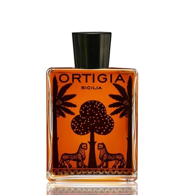 ORTIGIA Ambra Nera Bath Oil, 6.8 Fl Oz (Pack of 1), Clear
