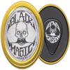Black Mustache Wax | Black Magic Death Grip Moustache Wax | Hide Grey Hair In Beard Or Moustache | Extra Strong Hold Mustache Wax Unscented | 1 oz Tin Heat Source Required (Black Magic Bone Crusher) view 1