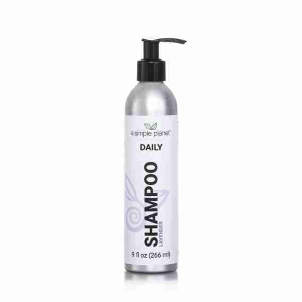A Simple Planet Daily Shampoo made with Organic Plant Based Ingredients, (9 Floz, Lavender)