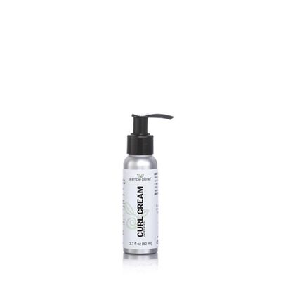 A Simple Planet Curl Cream  Hydrating & Eco-Friendly, Unscented, Travel Size, 2.7 Floz