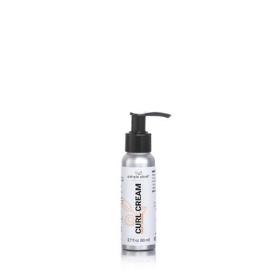 A Simple Planet Curl Cream  Hydrating & Eco-Friendly, Sweet Orange, Travel Size, 2.7 Floz