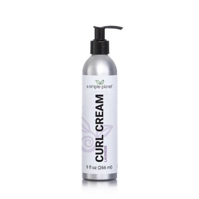 A Simple Planet Curl Cream  Hydrating & Eco-Friendly, Lavender, 9 Floz