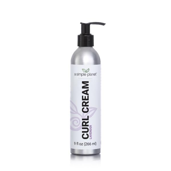 A Simple Planet Curl Cream  Hydrating & Eco-Friendly, Lavender, 9 Floz