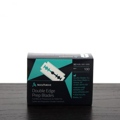 Accuthrive "Medical Prep" Double Edge Blades 100ct Box