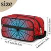 ADTASU Spider Web Boys Toiletry Bag for Kids Dopp Kit Waterproof Hanging Wash Bag Cosmetic Bag Medicine Bag for Travel Sports Shower Essential view 2