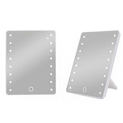 SOPAMI Makeup Mirror LED Makeup Mirror with Stand Desktop Beauty Mirror Convenient Desktop Fill-Light Beauty Mirror Desktop Makeup Mirror Beauty Mirror