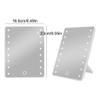 SOPAMI Makeup Mirror LED Makeup Mirror with Stand Desktop Beauty Mirror Convenient Desktop Fill-Light Beauty Mirror Desktop Makeup Mirror Beauty Mirror view 2