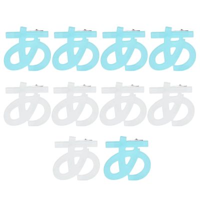 10pcs Fashion Hair Clip Japanese Character Hair Barrettes Hair Accessories For Women Girls Headwear