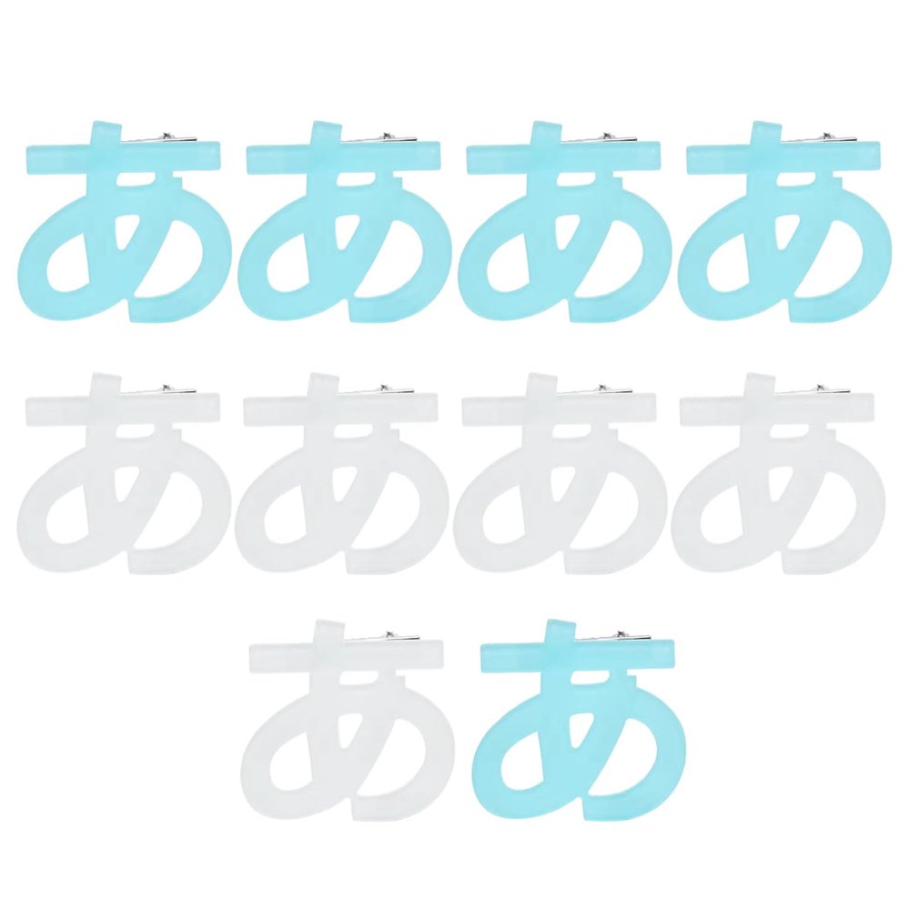 10pcs Fashion Hair Clip Japanese Character Hair Barrettes Hair Accessories For Women Girls Headwear