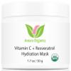 Amara Organics Vitamin C + Resveratrol Facial Hydration Mask - USDA Certified Organic Hydrating Moisturizer Face Cream- 1.7 oz view 1