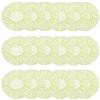 18Pcs Plastic Shower Caps for Women Waterproof Bath Caps Bathing Hair Cap Reusable Shower Caps for Shower,Spa,Salon,Housework,Girls,Home,Travel (Green) view 1