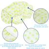 18Pcs Plastic Shower Caps for Women Waterproof Bath Caps Bathing Hair Cap Reusable Shower Caps for Shower,Spa,Salon,Housework,Girls,Home,Travel (Green) view 3