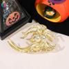1Pcs Big Spider Shape Hair Grab Clips - Large, Non Slip Metal Gold Hair Barrette Clamp Clips for Women - Halloween Fun Accessories view 2