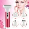 CXAPRDSH Epilator, 4 in 1 Electric Eyebrow Hair Shaver Painless Lip Nose Facial Hair Remover Multifunctional Eyebrow Razor for Women Men view 3