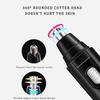 CXAPRDSH Ear and Nose Hair Trimmer,USB Rechargeable Nose Hair Trimmer,Professional Nose Hair Trimmer Clipper for Men and Women,Waterproof Dual Edge Blades for Easy Cleaning view 2