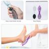 Beomeen Pumice Stone Brush for Feet 4 in 1, Foot File Callus Remover, Foot Rasp and Sand Paper Pedicure Tools with Handle, Shower Foot Scrubber, Soft Smooth Feet for Home Foot Care,2 Pack view 4