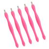 10Pcs Stainless Steel Cuticle Pusher Nail Art Peeling Fork, Dead Skin Fork Nail Clipper Pedicure Tools Trimmer view 1