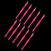 10Pcs Stainless Steel Cuticle Pusher Nail Art Peeling Fork, Dead Skin Fork Nail Clipper Pedicure Tools Trimmer view 2