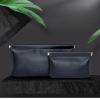 JWSWEIGDV Shrapnel dark pattern automatic closing storage portable change earphone data cable PU leather waterproof mini cosmetic bag view 2