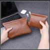 JWSWEIGDV Shrapnel dark pattern automatic closing storage portable change earphone data cable PU leather waterproof mini cosmetic bag view 4