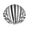 Black & White Stripe Printed Double Layer Lined Shower Cap,Shower Caps For Women Reusable view 1