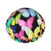 Butterflies Printed Double Layer Lined Shower Cap,Shower Caps For Women Reusable view 1