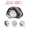 Japan Samurai Sword Printed Double Layer Lined Shower Cap,Shower Caps For Women Reusable view 4