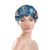 Women'S Nutcracker Ballet Xmas Dance Printed Double Layer Lined Shower Cap,Shower Caps For Women Reusable view 2