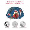 Women'S Nutcracker Ballet Xmas Dance Printed Double Layer Lined Shower Cap,Shower Caps For Women Reusable view 4