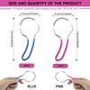 4Pcs Spring Facial Hair Remover Portable Stainless Steel Spring Threading Tool for Upper Lip, Chin, Cheeks, Eyebrow - Removes Hairs Makeup Tool for Women's Face view 2
