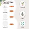 100 Pcs Silicone Piercing Discs Pad Non Pull Piercing Discs for Piercing Bump Clear Earrings Backs, Plastic Disc Pads Stabilize Earlobe Support Patches, Earrings Earlobe Support Patches(3+5+7+9mm) view 2