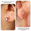 100 Pcs Silicone Piercing Discs Pad Non Pull Piercing Discs for Piercing Bump Clear Earrings Backs, Plastic Disc Pads Stabilize Earlobe Support Patches, Earrings Earlobe Support Patches(3+5+7+9mm) view 3