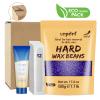 Hard Wax Beads, 1.1 lb Waxing Beads, Brazilian Bikini Wax,Hard Wax Hair Removal for Face, Body, Legs, Pearl Beads for Wax Warmers, with 30g Care Cream & 12 Applicator Sticks view 2