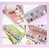 ChongTai 1PC Qianyan 16/24 Colors Eyeshadow Palette, QianYan Eyeshadow Multichrome Shimmer Matte Facial Highlighter Eyeshadow Palette (PianAi, 16 Colors) view 3