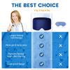 FACEMOON Cooling Eye Masks with Flexible Gel - Cold Compress Ice Pack for Puffy Eyes Migraines Headache Stye Sinus After Surgery Therapy - Reusable 2 pcs for Family Black Pink view 4