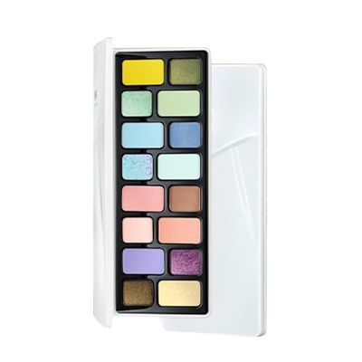 ChongTai 1PC Qianyan 16/24 Colors Eyeshadow Palette, QianYan Eyeshadow Multichrome Shimmer Matte Facial Highlighter Eyeshadow Palette (JiXing, 16 Colors)