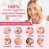 Turmeric Kojic Acid Cleansing Pads 40Pcs, Turmeric Face Scrub Pads with Vitamin C, B5, Kojic Acid and Turmeric for Face Cleansing and Exfoliation view 4