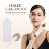 150ML/5OZ Empty Refillable Transparent Frosted Glass Lotion Pump Bottle with Bamboo Pump Soap Dispensers Toiletries Storage Containers for Shampoo Essential Oils Shower Gel view 4