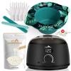 Lifestance Conical Silicone Wax Warmer Liner + 1LB Pearl-White Wax Beads + L2 Digital Wax Warmer view 1