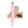 evpct 1Pcs Light Khaki Shimmer Cream Eye Shadow Brightener Sticks for Eyes, Double Ended Cream Eyeshadow Stick Pencil Pen with Applicator, Eye Shadow Palette Highlighter Makeup Waterproof Pigmented 04 view 1