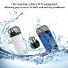 SKYAMBITION Portable Nose Hair Trimmer,Portable Nose Hair Trimmer for Men,USB Rechargeable Portable Nose Hair Trimmer, Nose and Ear Trimmer for Men, Electric Nose Hair Trimmer (Blue) view 2