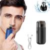 SKYAMBITION Portable Nose Hair Trimmer,Portable Nose Hair Trimmer for Men,USB Rechargeable Portable Nose Hair Trimmer, Nose and Ear Trimmer for Men, Electric Nose Hair Trimmer (Black) view 1
