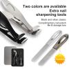 2024 German New Toenail Clippers for Thick Nails for Seniors, Angled Head Large Toe Nail for Men with Catcher, Heavy Duty Fingernail with Wide Opening Nail Cutter Women with Storage Box (Black Sets) view 4