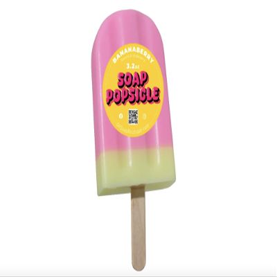 De Soap Boutique Bananaberry Popsicle Fruity Scented Moisturizing Soap