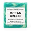 Artisan Farm Stand Ocean Breeze Handmade Soap, 4 oz, Green view 1
