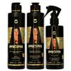 Organic Brazilian Keratin Hair Treatment Kit | Beauty For All Tribes | 3 Products: Pre-Treatment Detox Shampoo | Keratin Reducer Straightening Anti-Frizz | Multifunction Finishing Spray view 1